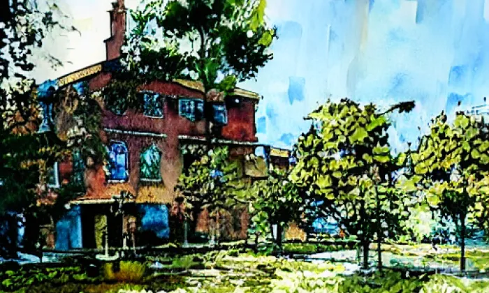 Strašice – akvarel