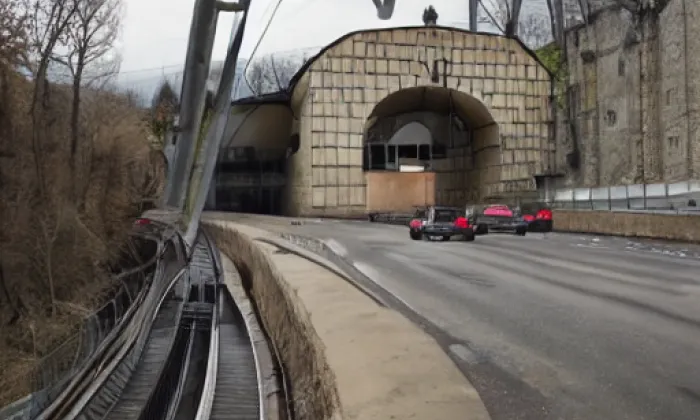 Strahovský tunel – winter