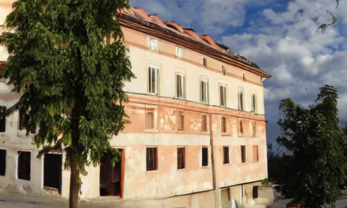 Svatohorská rezidence – akvarel