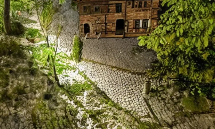 Sviňomazský hrádek – noc