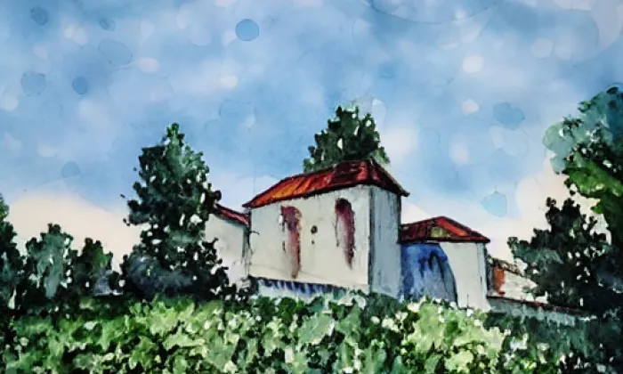 Svojanov – akvarel