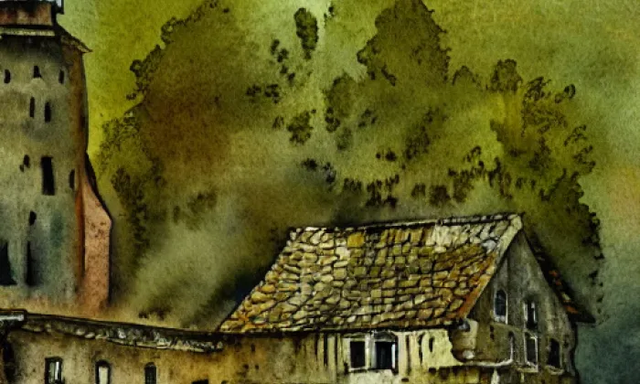 Svrčov – akvarel