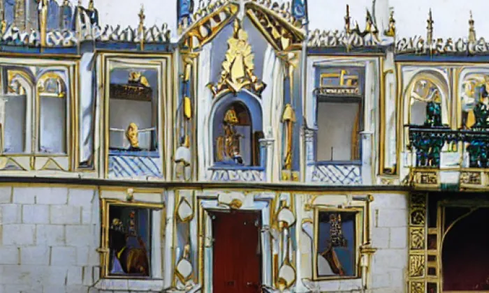 synagoga v Dobrušce – iluminace