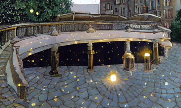 Těšnovský tunel – noc