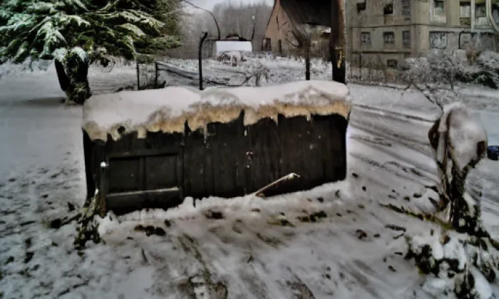 Těšnovský tunel – winter