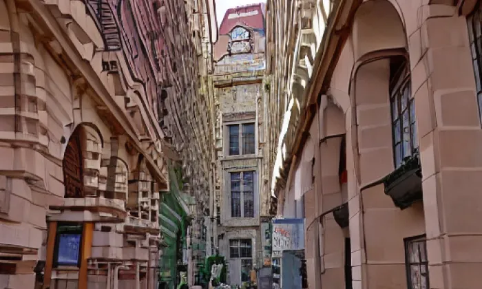 Týnská ulička – noc