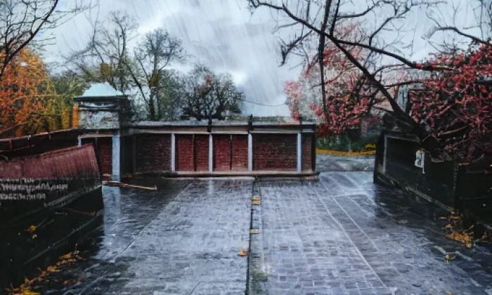 Thomayerovy sady – podzim