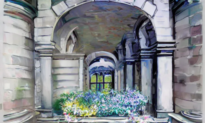 Tritónova kašna – spring