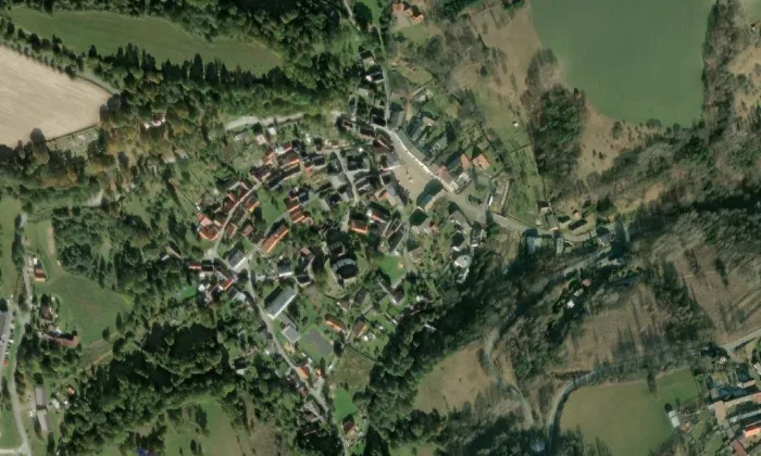 Turbovna – letecký pohled
