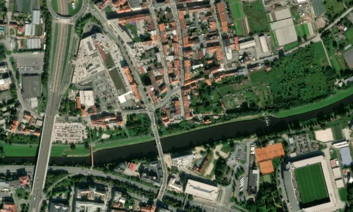 U Sv. Rocha 3 – letecký pohled