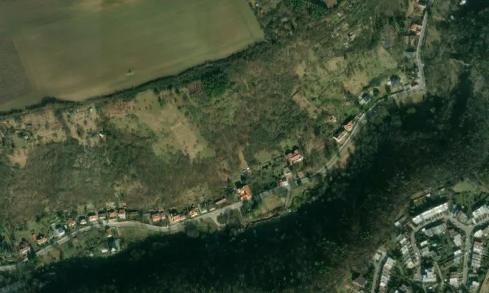 Usedlost Žežulka – letecký pohled