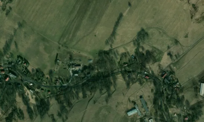 Usedlost čp. 207 – letecký pohled