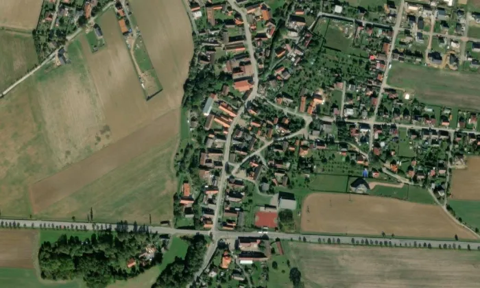 Usedlost čp. 3 (Ejpovice) – letecký pohled