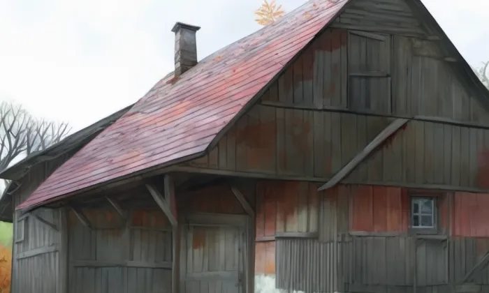 Usedlost čp. 8 (Hlince) – autumn