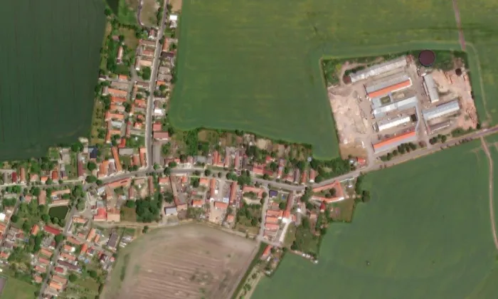 Usedlost čp. 8 (Kouty) – letecký pohled