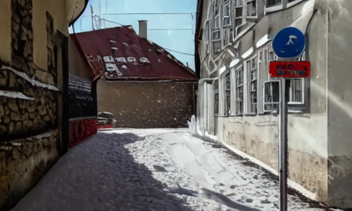 V jirchářích (Praha 1) – winter