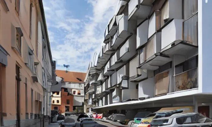 V Jirchářích (Staré Brno) – zima
