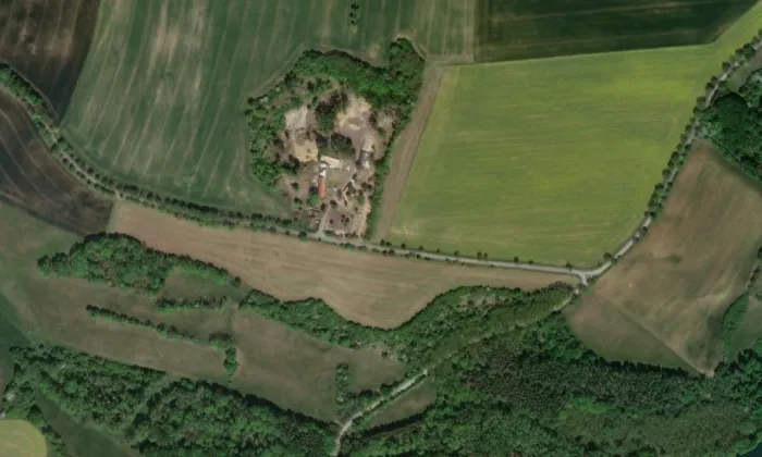 Vápenky Miskovice – letecký pohled