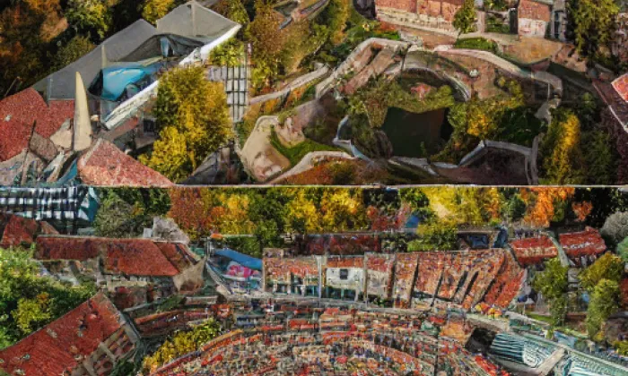 Vítkův hrádek – podzim