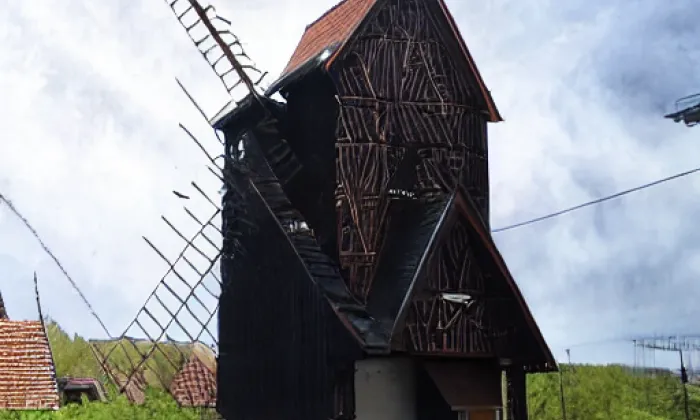 větrný mlýn (Velké Těšany) – spring