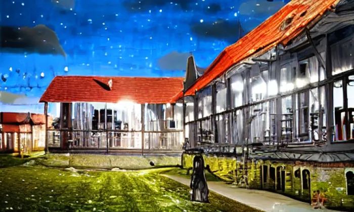 Valdštejnská zahrada – noc