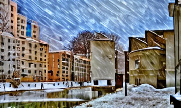 Velehradský klášter – winter