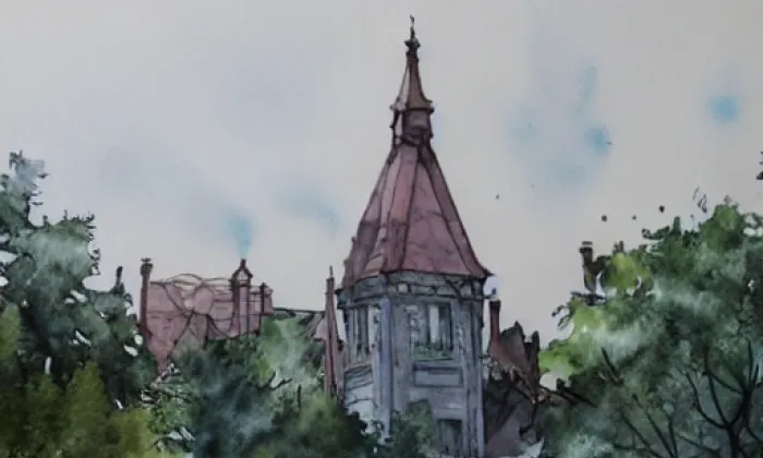 Veveří (Bystrc) – akvarel