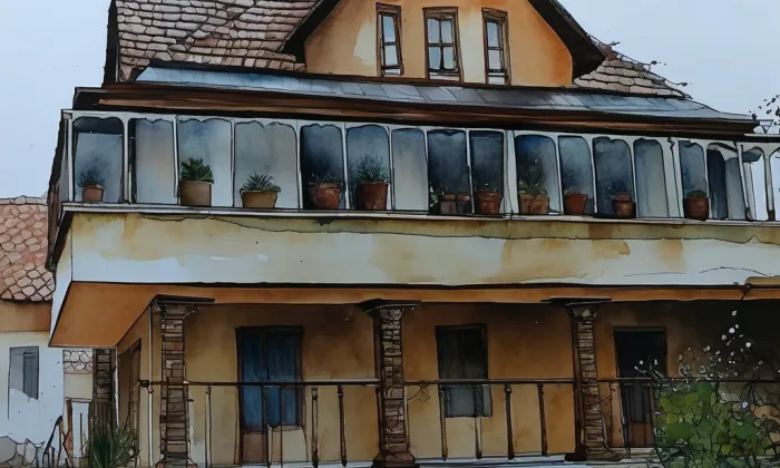Vila čp. 286 – akvarel