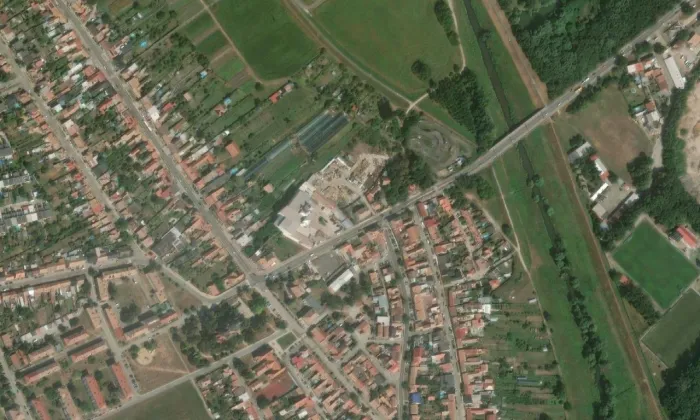 Vila čp. 418 – letecký pohled
