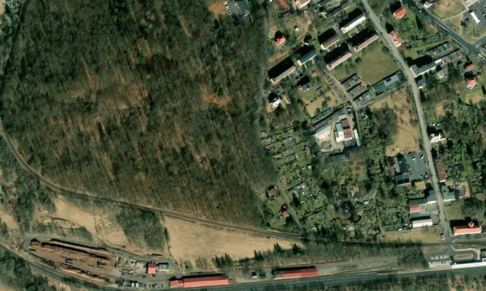 vila Christofera Fischera – letecký pohled