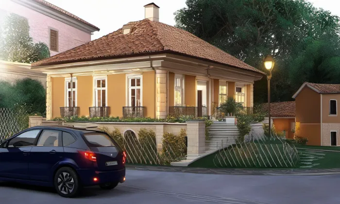Vila Jitřenka – noc