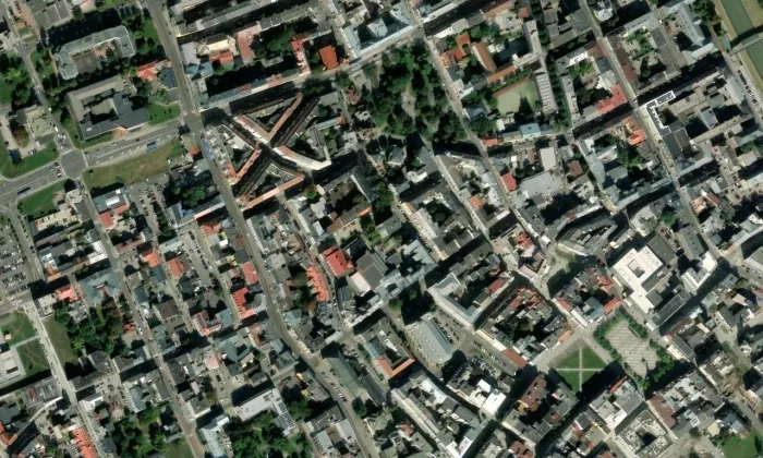 Vila Karla Richtera – letecký pohled