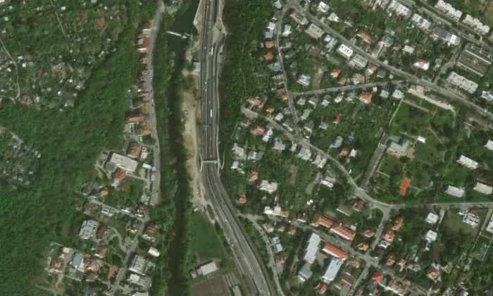 Vila Wittal – letecký pohled