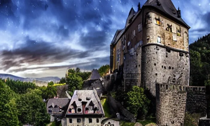 Vildštejn (Skalná) – noc