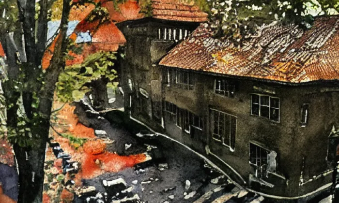 Vimberk – akvarel