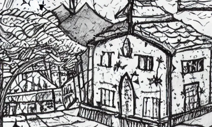 Vodní brána (Kadaň) – noc