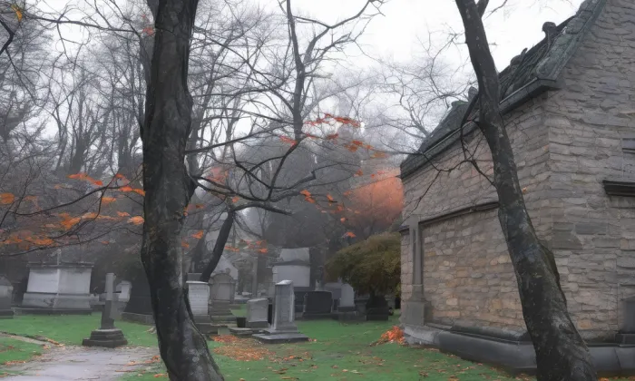 Vojenský hřbitov na Hradčanech – autumn