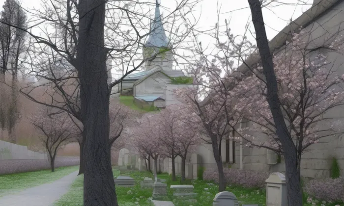 Vojenský hřbitov na Hradčanech – spring