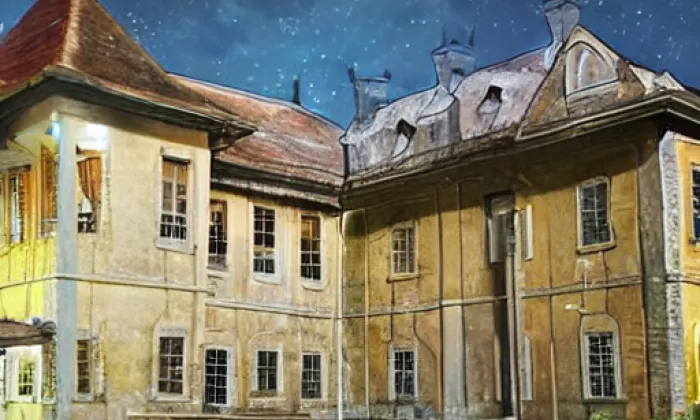 Vokšice – noc