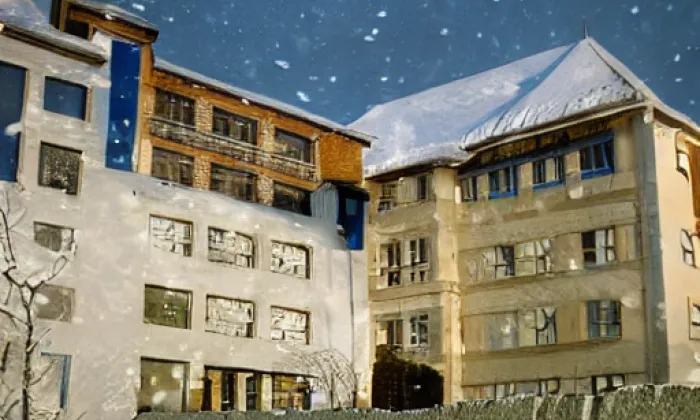 Vokšice – winter