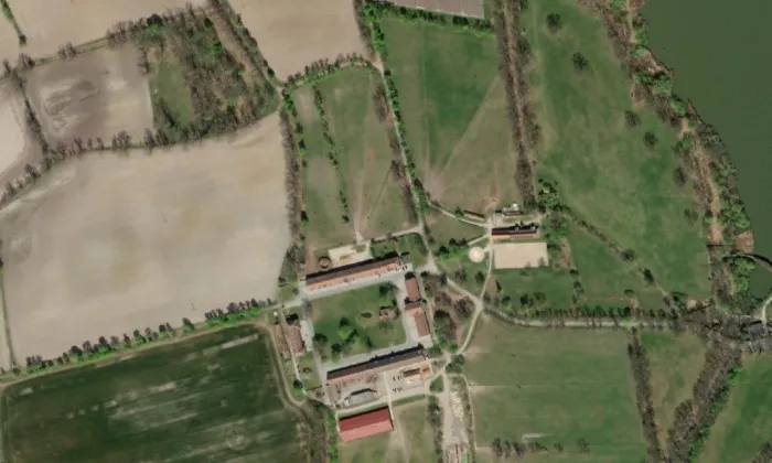 Vondrov – letecký pohled
