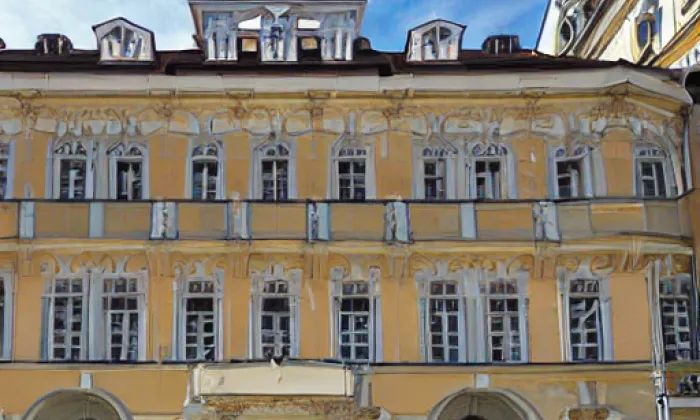 Vratislavský palác – akvarel