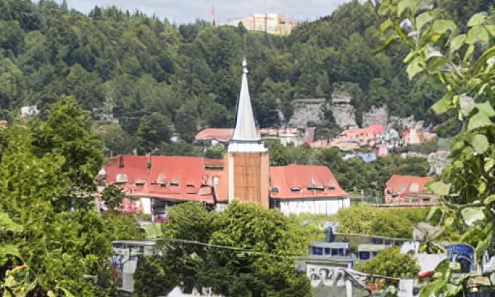 Vyšebrodský klášter – akvarel
