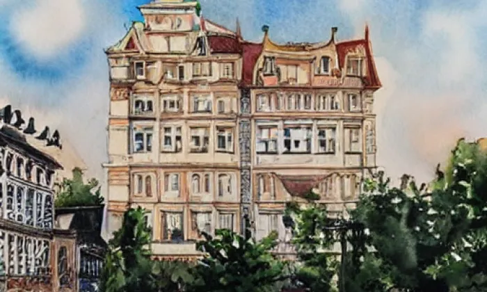 Vysoká škola uměleckoprůmyslová v Praze – akvarel