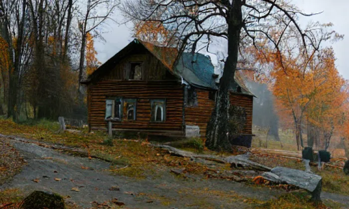 zřícenina zámku Jištěrpy – autumn