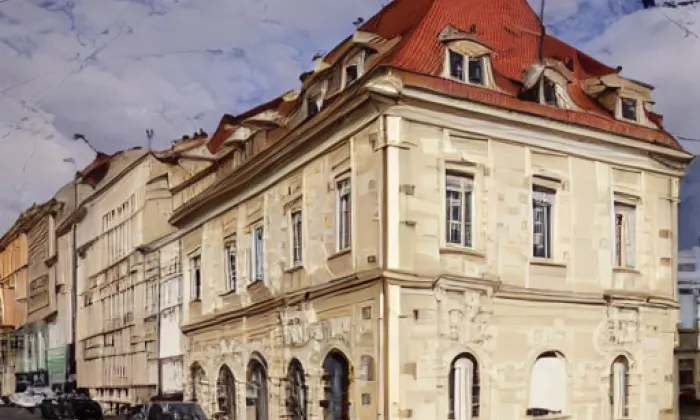 Zábrdovický klášter – akvarel