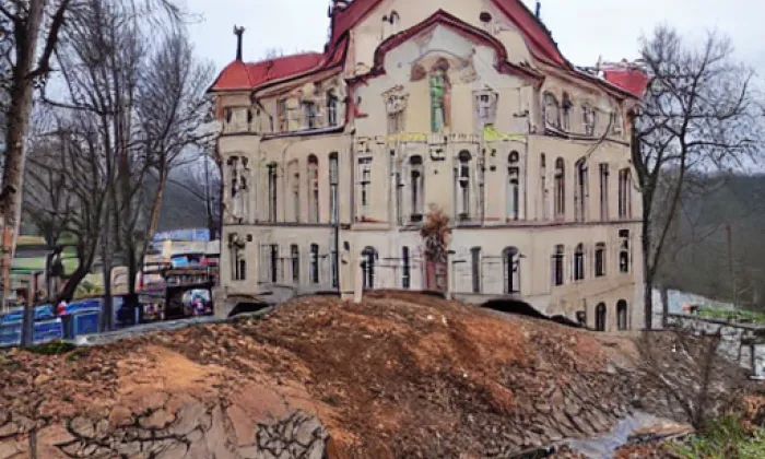 zájezdní hostinec Spiegel – zima
