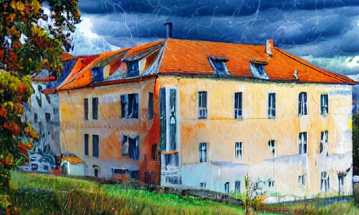 zámeček Měšice – autumn