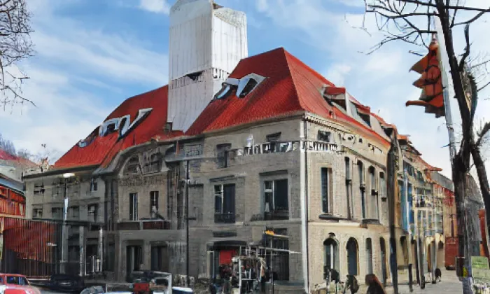 Zámeček Srbeč – noc