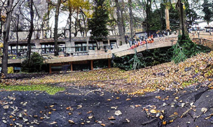 Zámecký park – noc